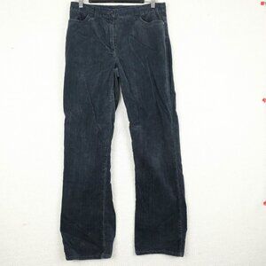 Eric Alexandre Jeans Womens 40 12 Black Corduroy Straight Leg Retro   Please see